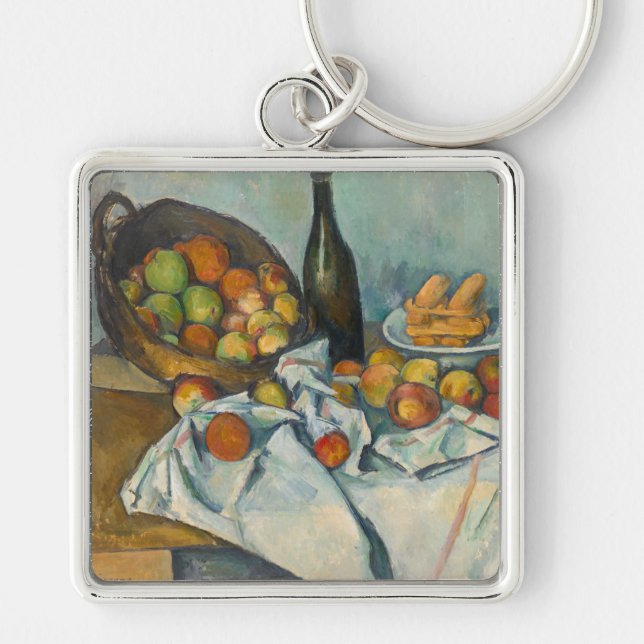 Porte-clés Paul Cezanne - Le panier des pommes (Devant)