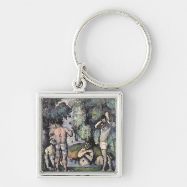 Porte-clés Paul Cezanne | les cinq baigneurs, c.1875-77 (Devant)
