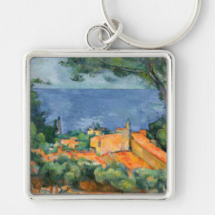 Porte-clés Paul Cezanne - L'Estaque aux toits rouges