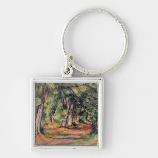 Porte-clés Paul Cezanne | Sous-bois 1890-94 (Devant)