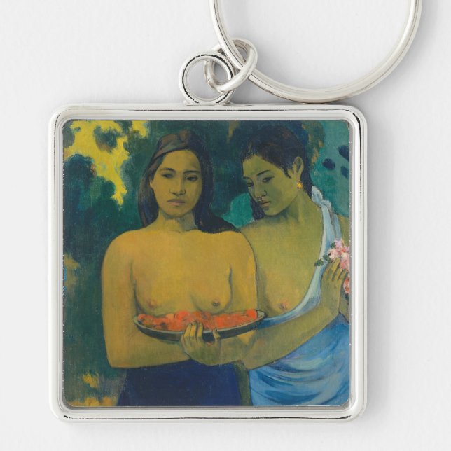Porte-clés Paul Gauguin - Deux femmes tahitiennes (Devant)