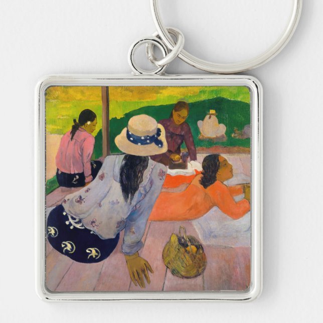 Porte-clés Paul Gauguin - La Sieste (Devant)