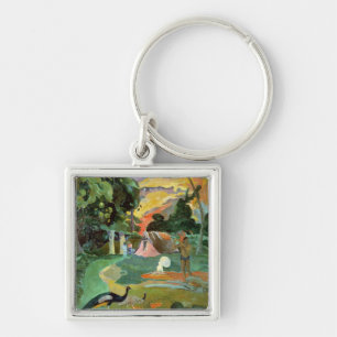Porte-clés Paul Gauguin  Matamoe ou, Paysage avec des Peacock