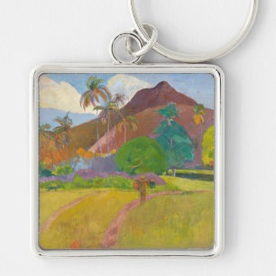 Porte-clés Paul Gauguin - Paysage tahitien