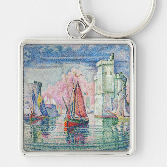 Porte-clés Paul Signac - Entrée du port de La Rochelle (Devant)
