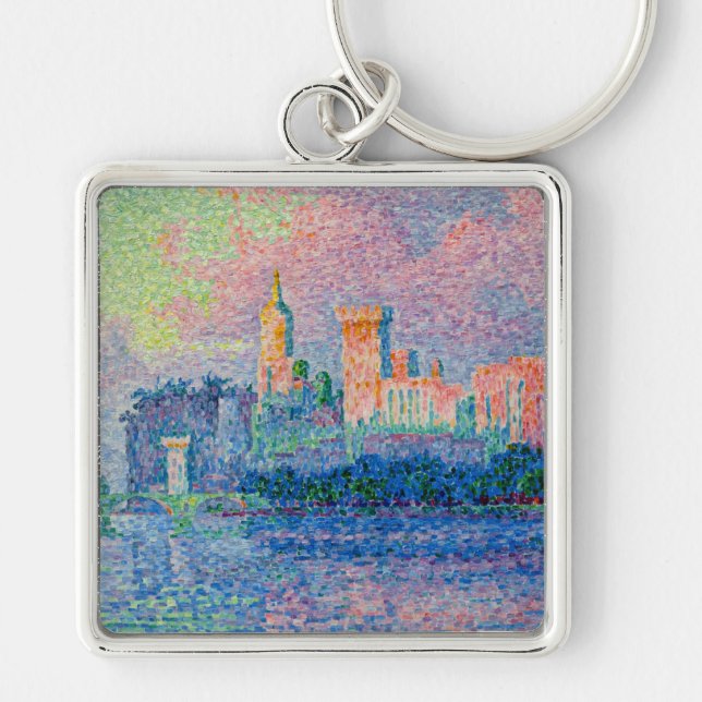 Porte-clés Paul Signac - Le Palais Pape, Avignon (Devant)