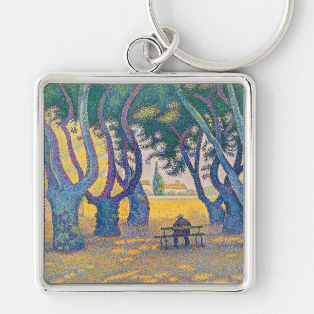 Porte-clés Paul Signac - Place des Lices, Saint-Tropez (Devant)