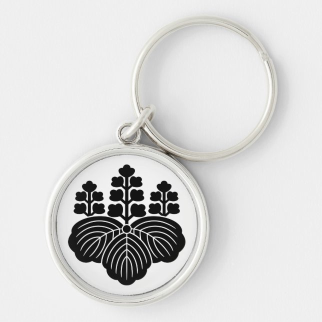 Porte-clés Paulownia avec 5-7 fleurs (Devant)