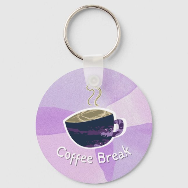 Porte-clés Pause Café (Recto)