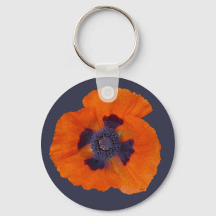 Porte-clés Pavot orange écarlate 1