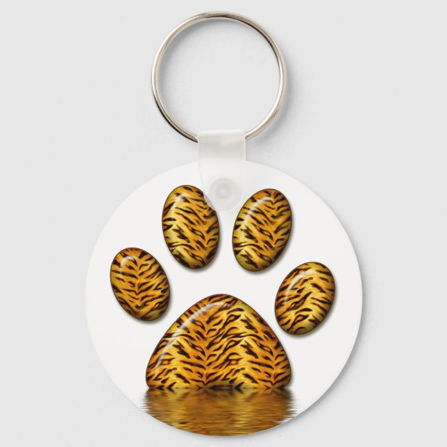 Porte-clés Paw de tigre #2 (Recto)
