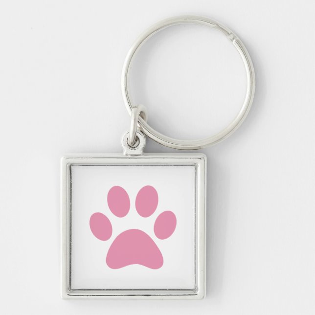 Porte-clés Paw Print    Keychain (Devant)