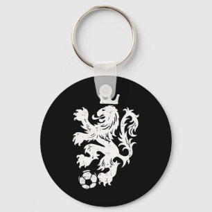 Porte-clés Pays-Bas Lion Néerlandais Orange Supporter de Foot