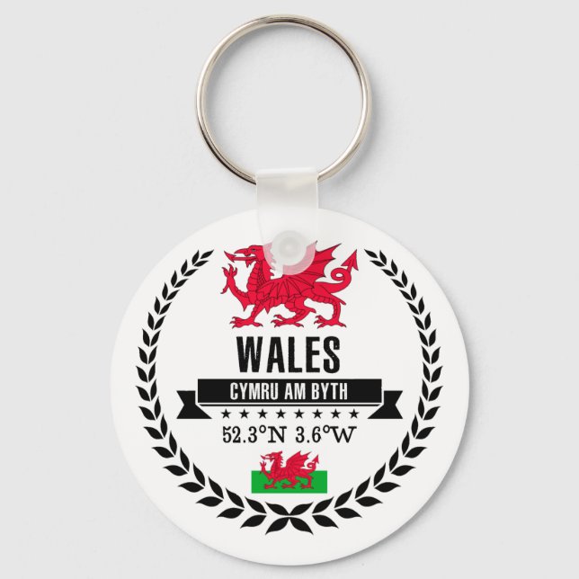 Porte-clés Pays de Galles (Recto)