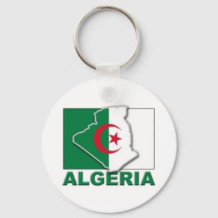 Porte-clés Pays du pavillon de l'Algérie