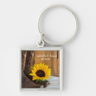 Porte-clés Pays Sunflower Mariage Ouest