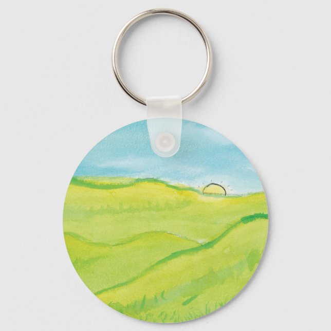 Porte-clés Paysage calme - KidsArt pour CHOC (Recto)