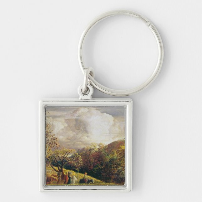Porte-clés Paysage, chiffres et bétail (Devant)