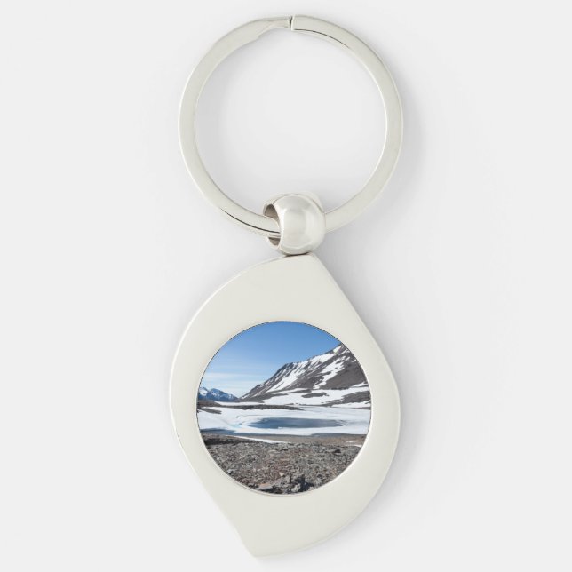 Porte-clés Paysage de Géorgie du Sud (Devant)