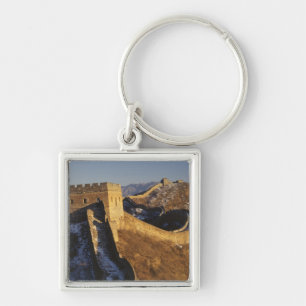 Porte-clés Paysage de la Grande Muraille sous le coucher du s
