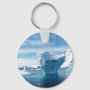 Porte-clés Paysage de nature de l'Antarctique d'iceberg