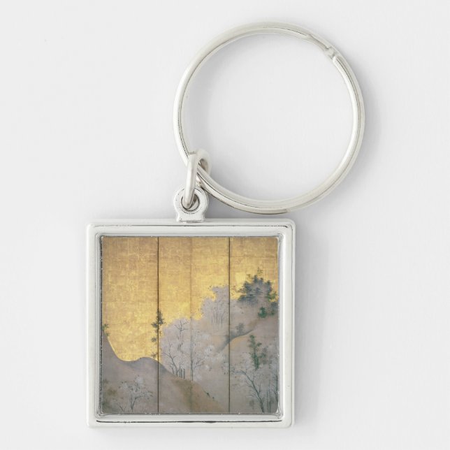 Porte-clés Paysage de ressort (Devant)