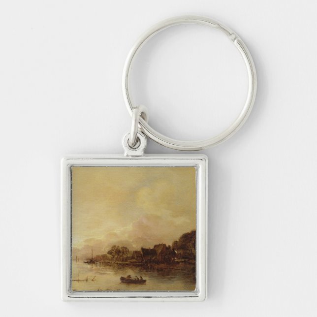 Porte-clés Paysage de rivière (Devant)