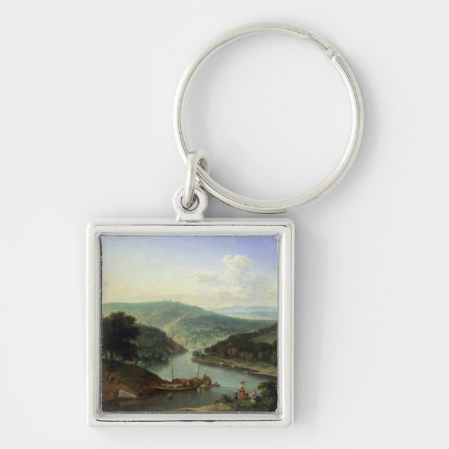 Porte-clés Paysage de rivière, 1697 (Devant)
