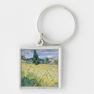 Porte-clés Paysage de Vincent van Gogh   avec du maïs vert,