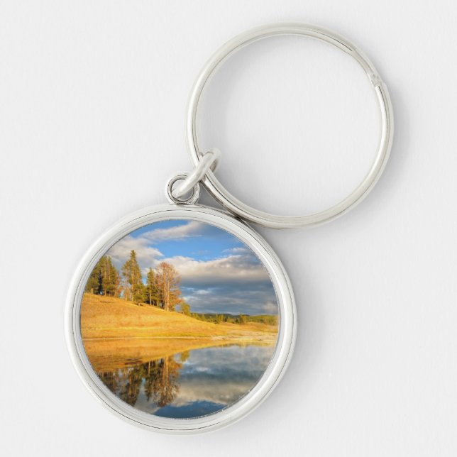 Porte-clés Paysage de Yellowstone (Devant)
