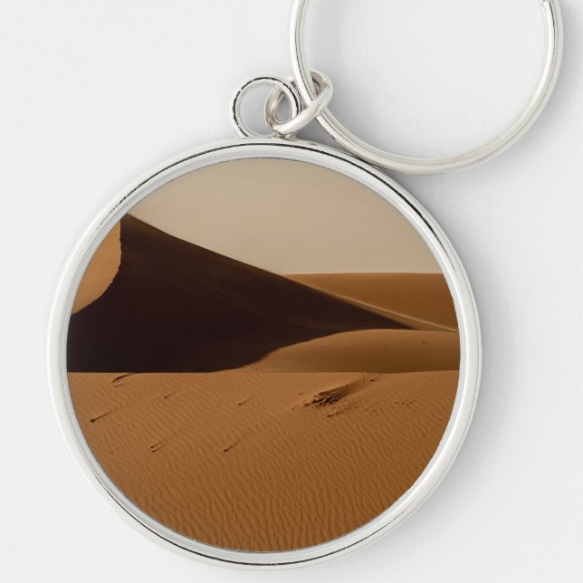 Porte-clés Paysage désertique de dunes de sable (Devant)