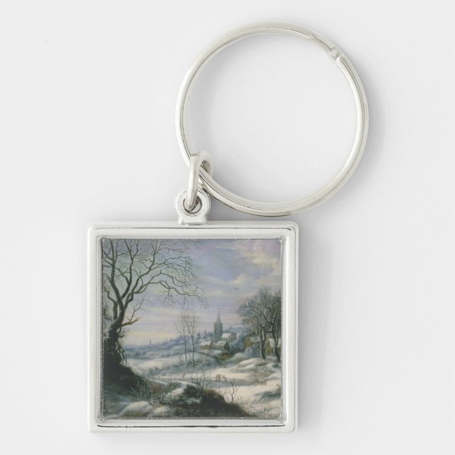 Porte-clés Paysage d'hiver (Devant)