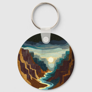 Porte-clés Paysage du Canyon Sunset