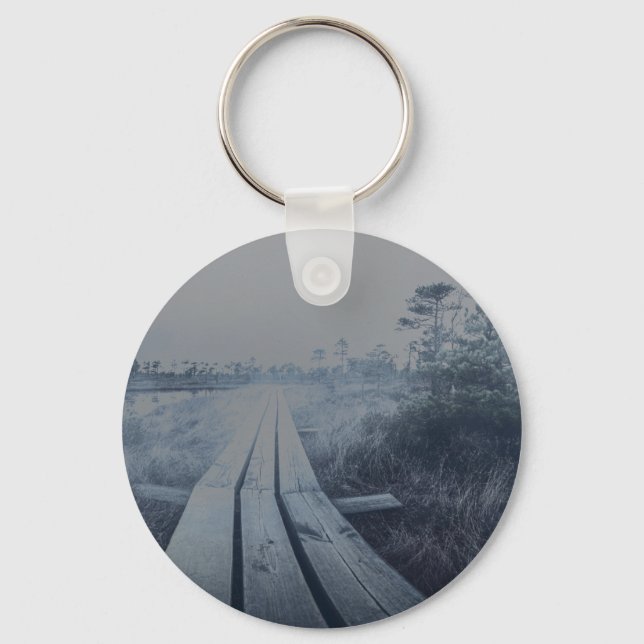 Porte-clés Paysage du marais (Recto)