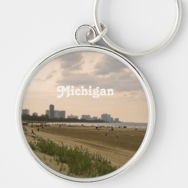 Porte-clés Paysage du Michigan (Devant)