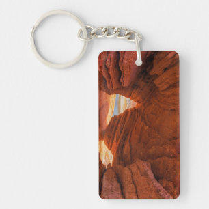 Porte-clés Paysage d'une grotte de grès érodé