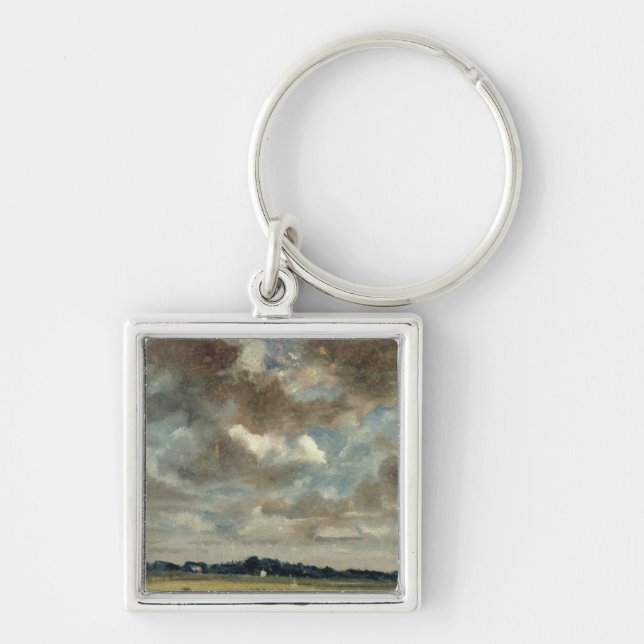Porte-clés Paysage étendu de John Constable | avec des clo (Devant)