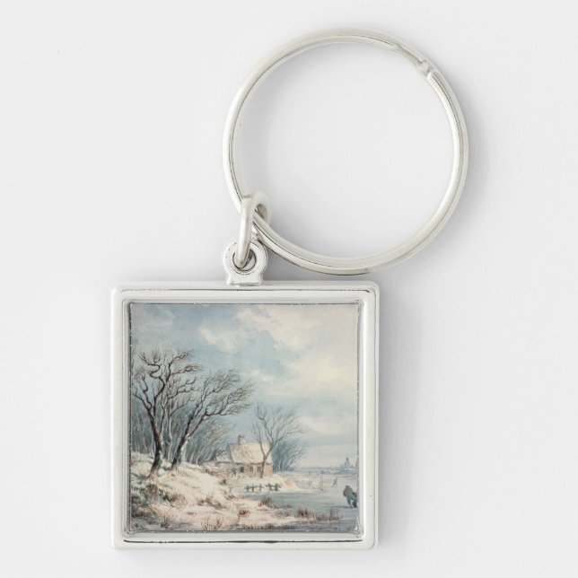 Porte-clés Paysage : Hiver (Devant)