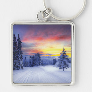 Porte-clés Paysage hivernal