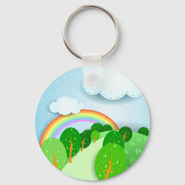 Porte-clés Paysage Imaginaire, porte - clé (Recto)