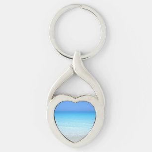 Porte-clés Paysage marin turquoise