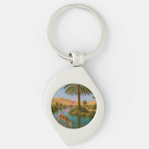 Porte-clés paysage paisible