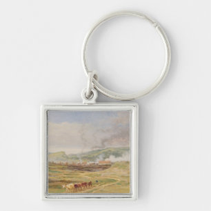 Porte-clés Paysage près de Swansea, sud du pays de Galles