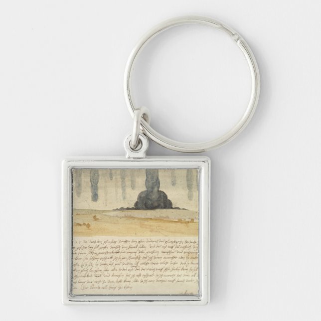 Porte-clés Paysage rêveur avec le texte, 1526 (Devant)