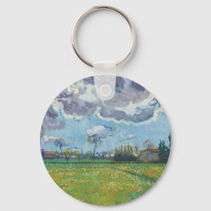 Porte-clés Paysage sous un ciel orageux Vincent Gogh