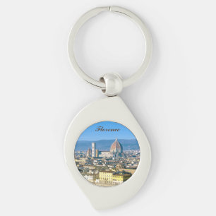 Porte-clés Paysage urbain de Florence avec la cathédrale du D