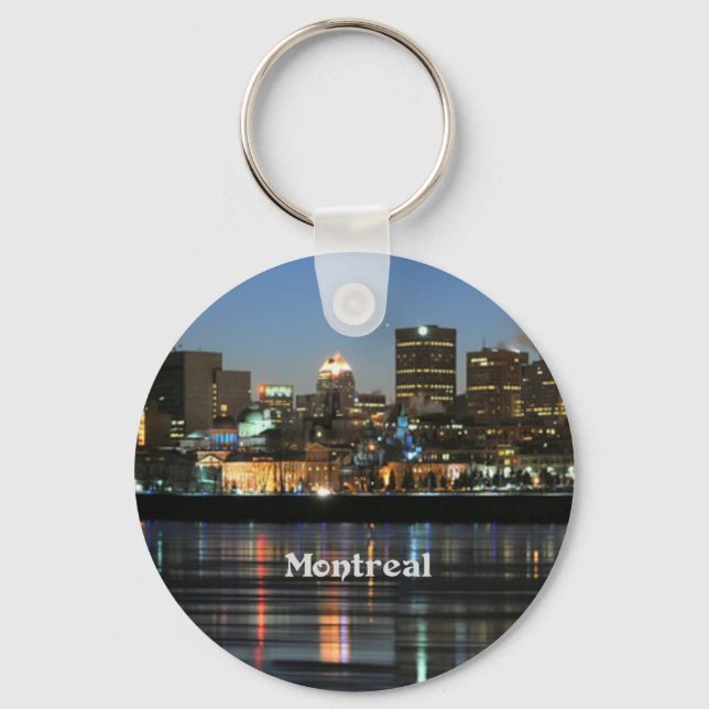 Porte-clés Paysage urbain de Montréal (Recto)