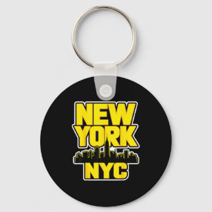 Porte-clés Paysage urbain de New York Bronx Queens Manhattan 