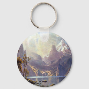 Porte-clés Paysage vintage, lac Tahoe par Albert Bierstadt