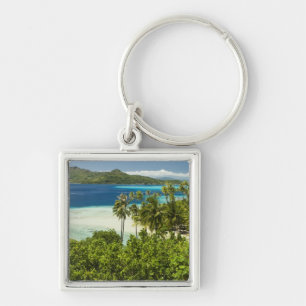 Porte-clés Paysages et terrains d'un beau resort à Bora